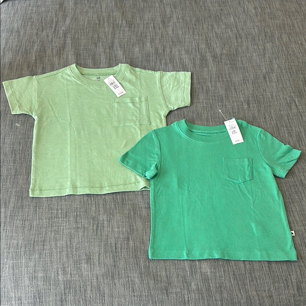 *NWT* Baby GAP | Set of 2 Green Tees (2T)